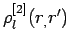 $\rho^{[2]}_l(r_,r')$