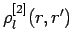 $\rho^{[2]}_l(r,r')$