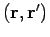 $({\bf r},{\bf r}')$