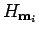 $\displaystyle H_{{\bf m}_{i}}$