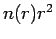 $n(r) r^2$