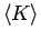 $\displaystyle \left< K \right>$