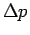 $\displaystyle \Delta p$