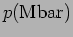 $p (\rm {Mbar})$